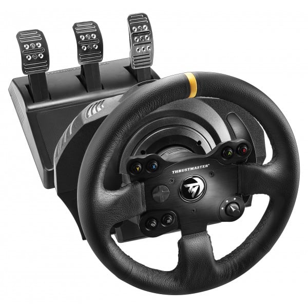Thrustmaster TX Leather edition xbox One met T3PA Pedalen.